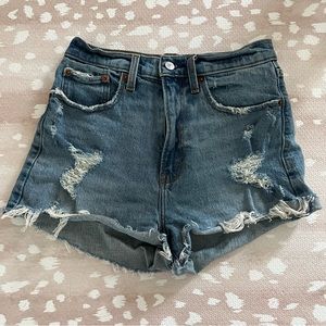 Curve Love High Rise Mom Shorts